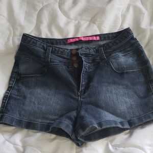 High Waisted Jean Shorts